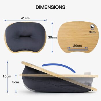 Laptop Stand With Cushion For Lapdesk Sofa Bed, 2 of 4