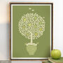 Gift For Grandparents ‘Personalised Family Tree Print’, thumbnail 6 of 12