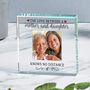 Personalised The Love Between Glass Keepsake For Mum, thumbnail 1 of 4