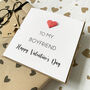Custom Valentine's Day Card For Fiancé, Fiancée, thumbnail 3 of 7