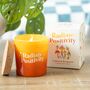 Radiate Positivity Lemon And Bergamot Candle, thumbnail 1 of 3
