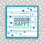 Happy Birthday Godson Card Superstar, thumbnail 1 of 3