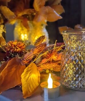 Scandi 'Hygge In A Box' Autumn Flower Golden Glow Vase, 2 of 8