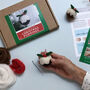 Needle Felted Christmas Puddings Kit, thumbnail 5 of 9