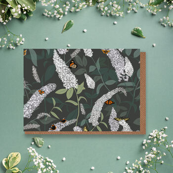 Buddleia Floral Wrapping Paper, 4 of 4