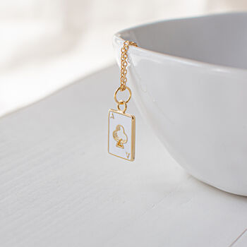 Ace Of Clubs Necklace, 4 of 6