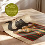 Feline Festive Cat Christmas Print, thumbnail 2 of 8