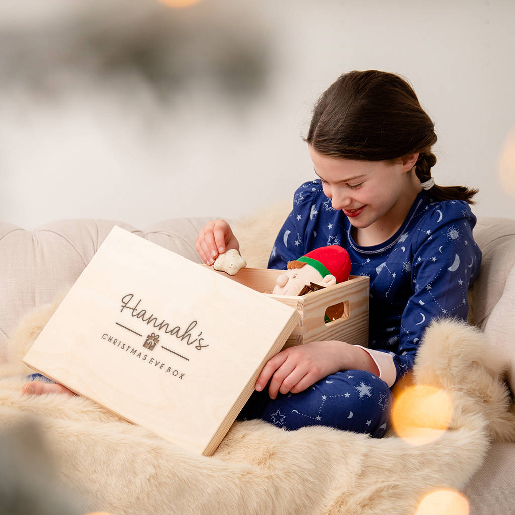Personalised Christmas Eve Box For Teen Or Adult By Dust And Things | notonthehighstreet.com