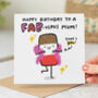 'Fab Mum' Birthday Card, thumbnail 1 of 2