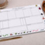 Bug And Insect Personalised Weekly Planner Desk Pad, thumbnail 3 of 4
