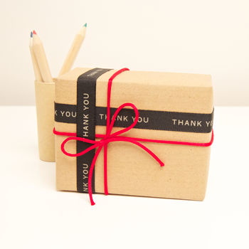 'Thank You' Gift Wrap Ribbon, 2 of 2