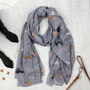 Whippet Print Scarf, thumbnail 1 of 11