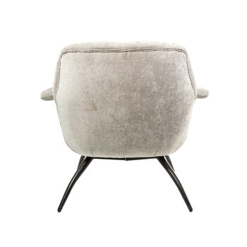 Bourne Chenille Grey Cocktail Chair, 5 of 7