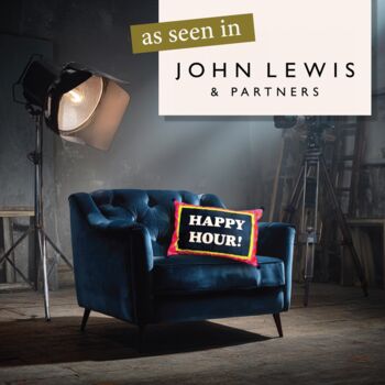 'Happy Hour’ Velvet Pillow – Bring The Bar Home, 2 of 4