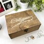 Personalised Name Wooden Jewellery Box, thumbnail 2 of 12