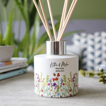 Wildflower New Home Reed Diffuser Gift, 4 of 8