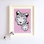 Snow Leopard Giclee Print, thumbnail 4 of 6