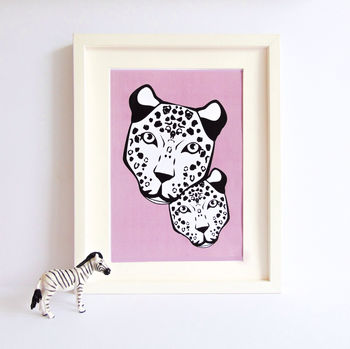Snow Leopard Giclee Print, 4 of 6