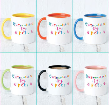 Outnumbered By Pets Mug, 9 of 9