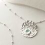 Sterling Silver Shimmering Gemstone Necklaces, thumbnail 4 of 9