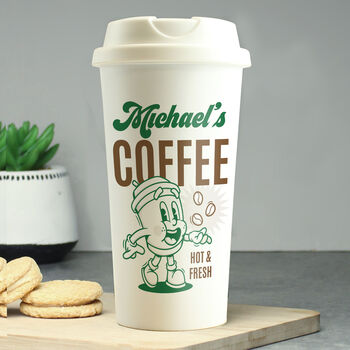 Personalised Coffee Travel Mug, 2 of 4