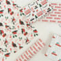 Christmas Robin Personalised Wrapping Paper, thumbnail 2 of 5