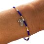 Birmingham City Football Club Fan Bead Bracelet With Charms, thumbnail 1 of 3