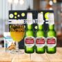 Stella Artois Gift Set With Official Glass Three Pack, thumbnail 1 of 4