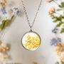 Yellow Flower Bee Necklace, thumbnail 1 of 6