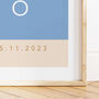 Personalised Name Print Muted Colour Block, thumbnail 9 of 10