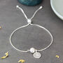 Personalised Pearl Sterling Silver Slide Bracelet, thumbnail 10 of 10