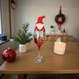 Six X Christmas Gnome Glitter Drinks Toppers, Cocktails, Mulled Wine, Festive Drinks, Scandinavian Gnom, thumbnail 3 of 7