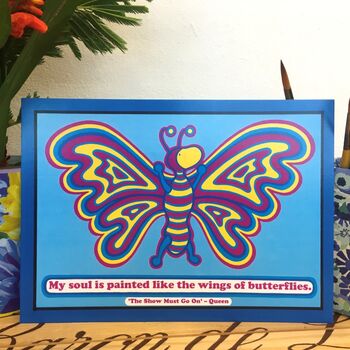 A5 Butterfly Postcard, 3 of 3