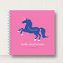 Personalised Kid's Unicorn Memory Book Or Scrapbook, thumbnail 10 of 10