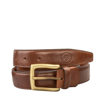 Men's Premium Leather Smart Leather Belt 'Gianni', 4 of 12
