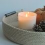 Natural White Sandstone Rope Tray, thumbnail 4 of 6