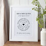 Circular Timeline Cotton 2nd Anniversary Print, thumbnail 1 of 3