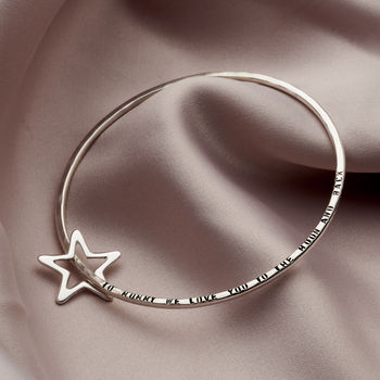 Personalised Star Bangle, 2 of 6