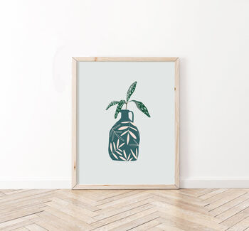 Set Of Four House Plant Prints, 3 of 5