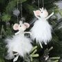 Snow Queen Mouse Christmas Tree Decoration, thumbnail 1 of 2