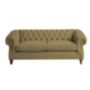 Soft Barley Two Seater Button Backed Sofa, thumbnail 1 of 1