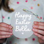 Personalised Happy Easter Egg Keepsake Decoration, thumbnail 5 of 8