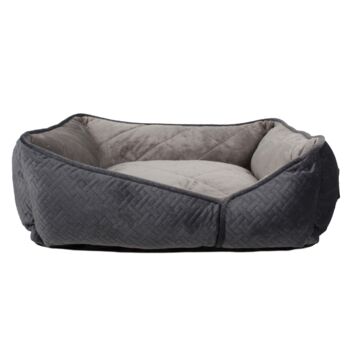 Geometric Comfort Dog Sofa Bed Large, 2 of 6