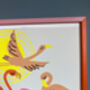 Flamingo Personalised Name Print, thumbnail 10 of 12