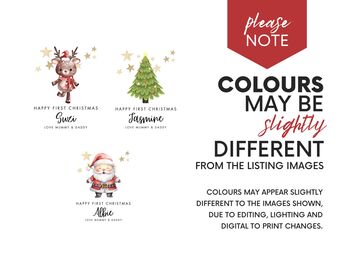 Personalised First Christmas Card, 6 of 7
