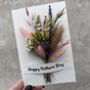 Dried Flowers Mothers Day Card, thumbnail 1 of 3