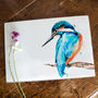 Inky Kingfisher Glass Worktop Saver, thumbnail 3 of 5