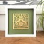 Custom Framed Artwork With Names And Date, thumbnail 3 of 8