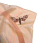 Nude Toned Large Silk Scarf 'Nevada' Serpent Design, thumbnail 5 of 7