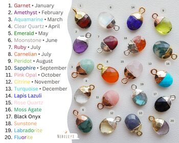 Sapphire September Birthstone Hoop Earrings, 7 of 10